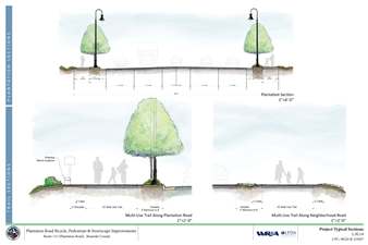 Plantation Road Typical Sections